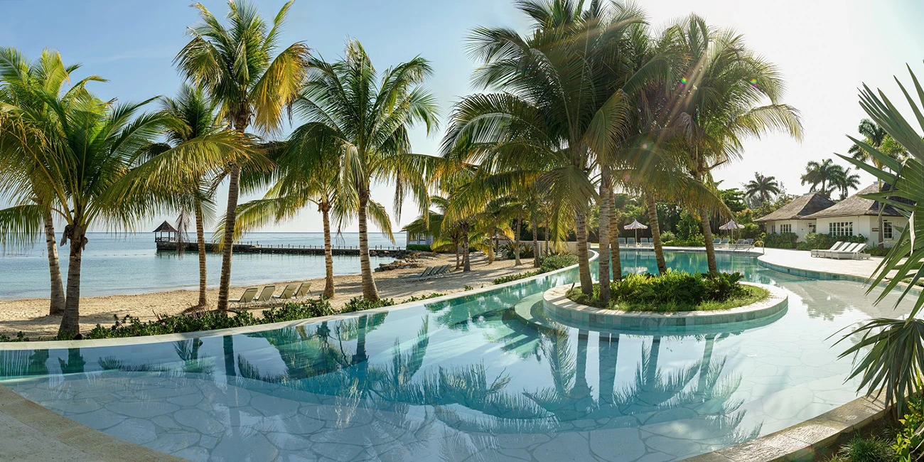 The infinity pool at the Beach Resort Club